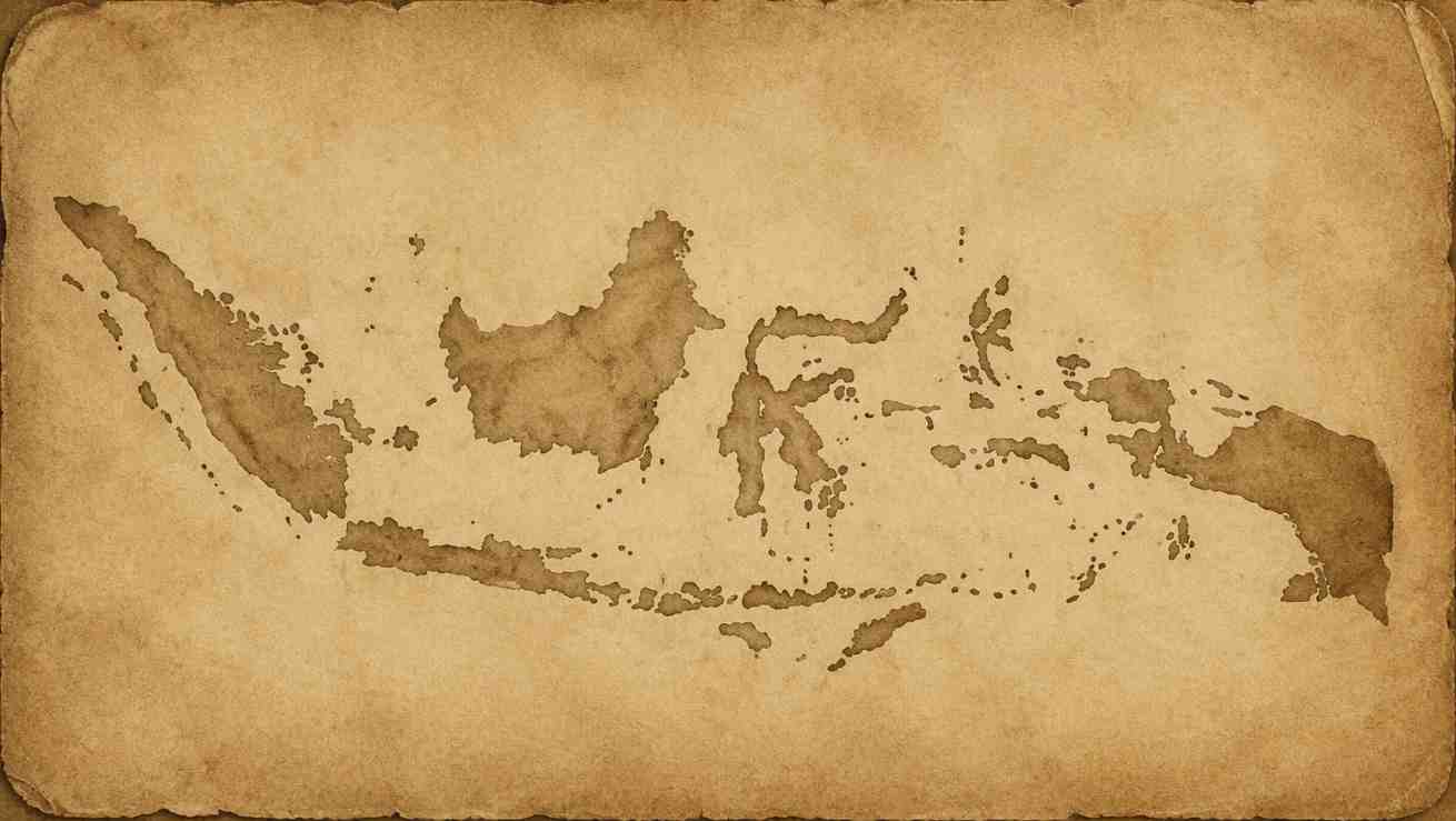 Peta Indonesia Vintage
