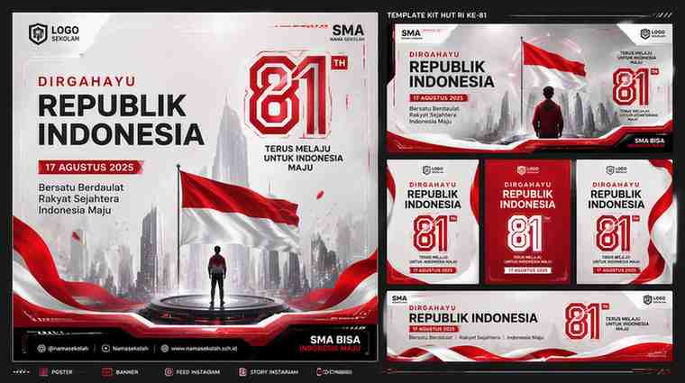 🇮🇩 Peringatan Hari Kemerdekaan RI ke-81 dan Jadwal Libur Sekolah